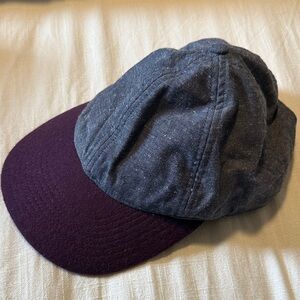 J. Crew Denim and Plum Hat